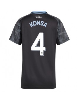 Billige Aston Villa Ezri Konsa #4 Bortedrakt Dame 2025-26 Kortermet